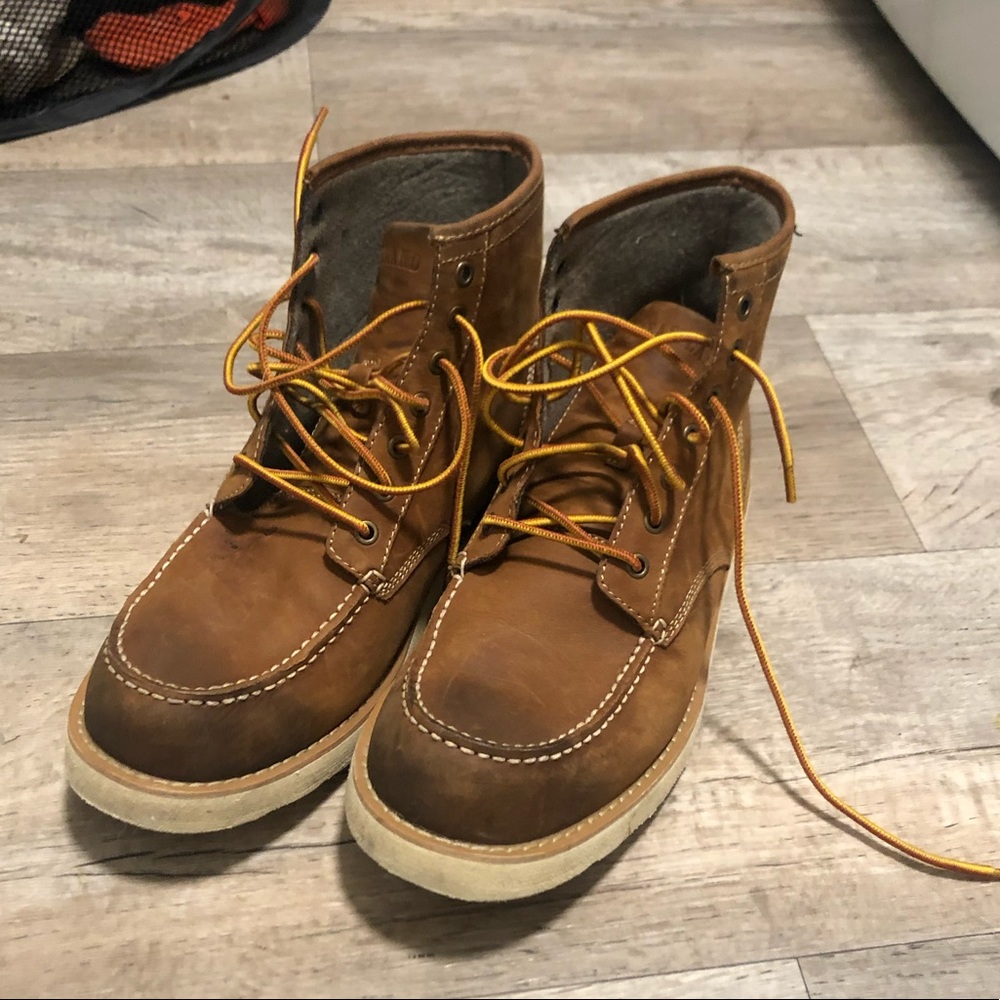 Eastland 6 inch moc toe wedge boots